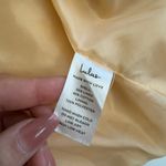 Lulus  Blazer Womens Medium Tan Orange Positively Chic Linen Blend Crop Jacket Photo 6