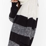 Nasty Gal Oversized Striped Sweater Photo 0