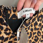 Likely NWT  Constance Leopard Square Neck Body Con Mini Dress Size 8 Photo 4