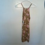 BP  Sleeveless Knit Dress in Beige Anna Floral Photo 1