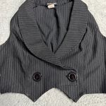 Wet Seal Vintage Y2K  Pinstripe Cropped Vest Size Large Photo 4