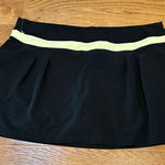 Adidas  | Black & Lime Green Workout Climalite Skort Size Large Mesh Shorts Photo 0