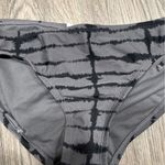 Converse  Gray & Black Tie-Dye Bikini Bottoms M NWOT Photo 1