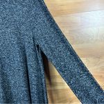 Old Navy  size Medium Black/Gray Variegated Crewneck Long Sleeve Knit Dress Photo 2