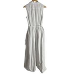 Rosetta Getty White Poplin Button Front Sleeveless Maxi Shirt Dress Size 12 Photo 13