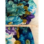 Passport Vintage Hawaiian Butterfly Floral Print Maxi Dress S SEE MEASUREMENTS Blue Photo 7