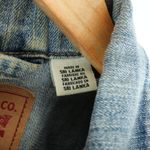 Levi's Denim Jean Trucker Jacket Womens Medium Blue Light Wash Photo 4