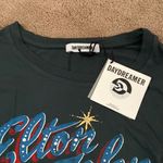 Free People Black Red Blue Elton John Rocket Man Concert Oversized T-Shirt Sz L Photo 5