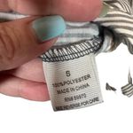 Eden & Olivia Black & White Striped Long Sleeves Button Up Shirt Women Sz S Photo 7