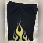 Heron Preston Flames Biker Shorts Size XS 5” Streetwear Sporty Chic Black Active Photo 7