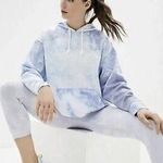 Nike  Icon Clash Pullover Training Hoodie Tie Dye Purple Blue Sweatshirt Medium Photo 0