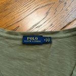 Ralph Lauren  Olive Short Sleeve V-Neck Tee Photo 2