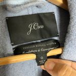 J.Crew Women's Daphne Topcoat Italian Boiled Wool Light Blue Jacket Size 0 Photo 2