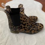 J.Crew  Leopard Print Chelsea Rain Bootie Photo 1