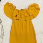Nikaa Sexy Women's Dress Off Shoulders Size 10 Yellow Photo 5