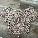 American Eagle Outfitters Cheetah Print Top Photo 0