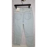 Kancan High Rise Stripe Mom Jeans Blue Size 27 Photo 3