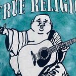 True Religion Womens M. Multicolor Tie Dye Graphic Print Short Sleeve T-Shirt Photo 5