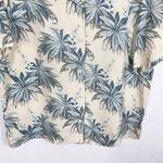 Tommy Bahama Large Top Silk Button Down Short Sleeve Floral Tropical Tan 844 Photo 4