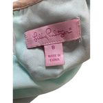 Lilly Pulitzer  Dress Size 8 Nadine Lilly Lace Whisper Blue V Neck Shift Minid Photo 14