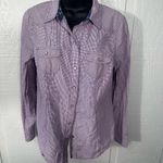 kim rogers  Red and Tan Hooded Lightweight Rain Jacket Size Large EUC Photo 10