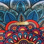 Chula boho mandala belt bag brown faux leather fanny pack waist colorful bag Photo 1