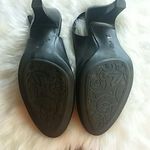Strictly Comfort Black Leather Slingback Pumps Size 9.5 Photo 3