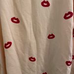 Loft Pink Red Kiss Lips Crewneck Long Sleeve Sweatshirt Sweater XL Photo 1