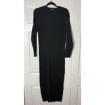 Victoria's Secret Victoria’s Secret Black Ribbed Knit Button Front Long Cardigan Sweater Dress XL Photo 8