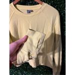 Sweaty Betty  Cropped Yellow Long Sleeve Crewneck Size Small Photo 2