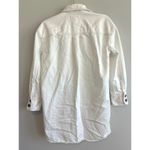 Madewell Denim Oversized Mini Shirtdress In White Size XS Photo 7