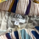 Bel Kazan Faye pant cream fleur pants and matching top Blue Photo 4