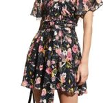 Tanya Taylor NWT $495 Mara Floral Print Flutter Sleeve Mini Dress Size 10 Photo 1