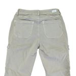 Paige  Women's Size 27 Beige Cargo Pants Straight Leg Cotton Blend Utility Photo 6