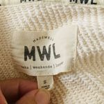 Madewell  cream colored AiryTerry cocoon zip up hoodie with balloon sleeves. S Photo 6