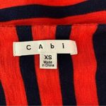 CAbi Blazer XS Red Blue Striped Statement Career Preppy Trendy Photo 4