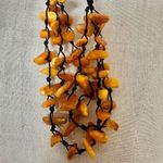 BALTIC AMBER multi strand Necklace on cord Photo 4