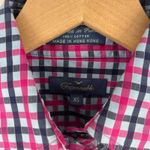 Façonnable  Shirt Womens XS Multicolor Checked Cotton Classic Preppy Button Up Photo 1