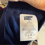 Lands' End Land's End Women's Navy Blue Cotton Modal Lined Boyshorts Pull On Casual Shorts Photo 3