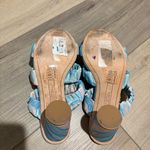 Deltan Colette Printed Three Band Mint Dress Sandals tie dye blue Size 6 Photo 6