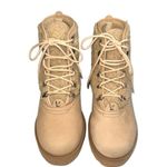 NIB Larroude Vail Nubuck Leather Boot in Sand And Cream 7 Size undefined Photo 0