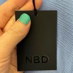 NBD Women’s Medium Gelina One Shoulder Periwinkle Mini Dress New Photo 2