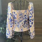 Sienna Sky  square neck, long sleeve cropped blouse Photo 2