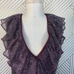 La Maison Talulah Reblossom Metallic Mini‎ Dress Purple Photo 2
