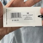 We Wore What NWT  Cut Out Straight in‎ Super Blue Jeans Belted Denim Size 32 Photo 5