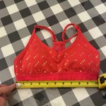 PINK - Victoria's Secret Victoria’s Secret PINK Ultimate Sports Bra Red Gold Logo Size XS Photo 6