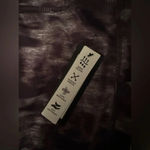 Tahari  leggings women’s onyx cloud black/grey activewear spandex pant small camo Photo 2