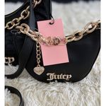 Juicy Couture  Black Embossed Chain Shoulder Bag Set Y2K Mini Purse New with tags Photo 2