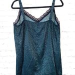 Lane Bryant  Lace Trim Green & Black Animal Print Chemise Photo 3