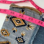 Driftwood  Colette Skinny Cropped Jeans Aztec embroidered cuff sz 28 Photo 6